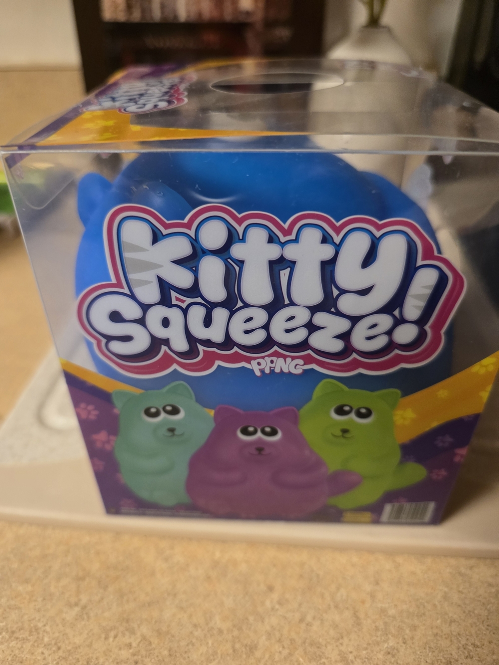 Squeeze Blue Kitty Squeeze Squishy Cat